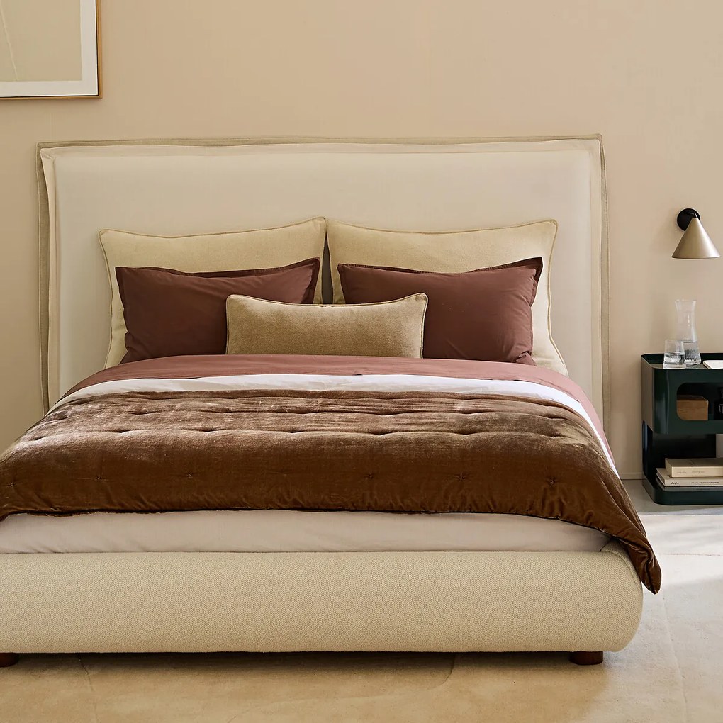 Kussenovertrek, chenille fluweel, Albon