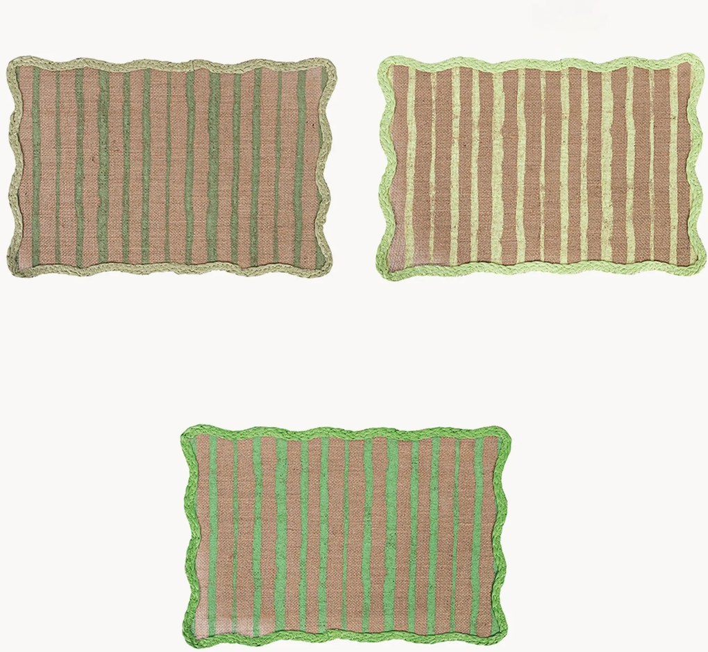 Placemats Wacy, 6-delig, gemixt