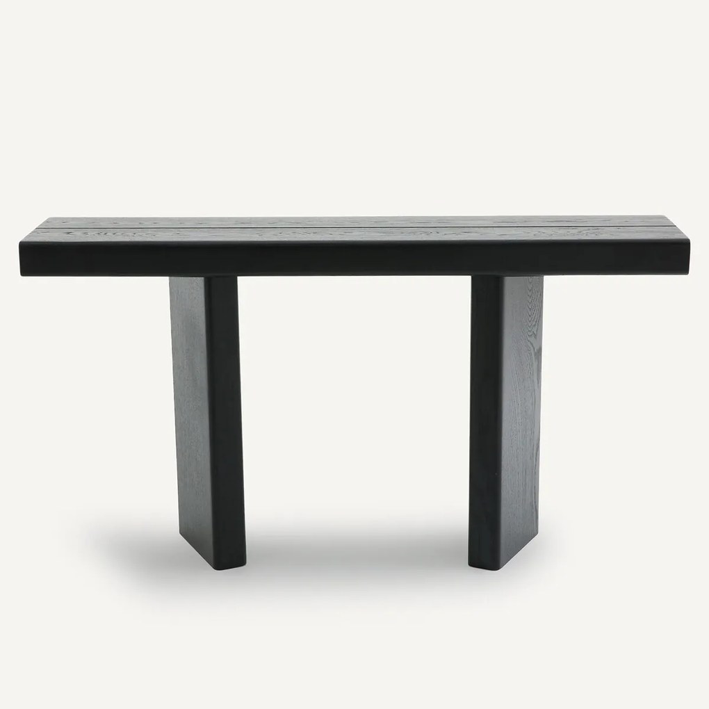 Eiken en fineer wandtafel L140 cm, Olaga