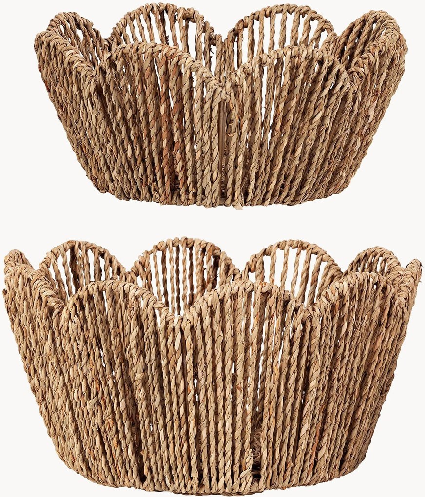 Opbergmanden Chaumiere van zeegras, 2-delig