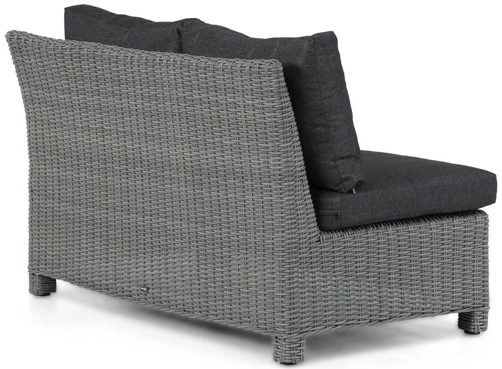Loungeset tuin 5 personen Wicker Grijs Garden Collections Lusso