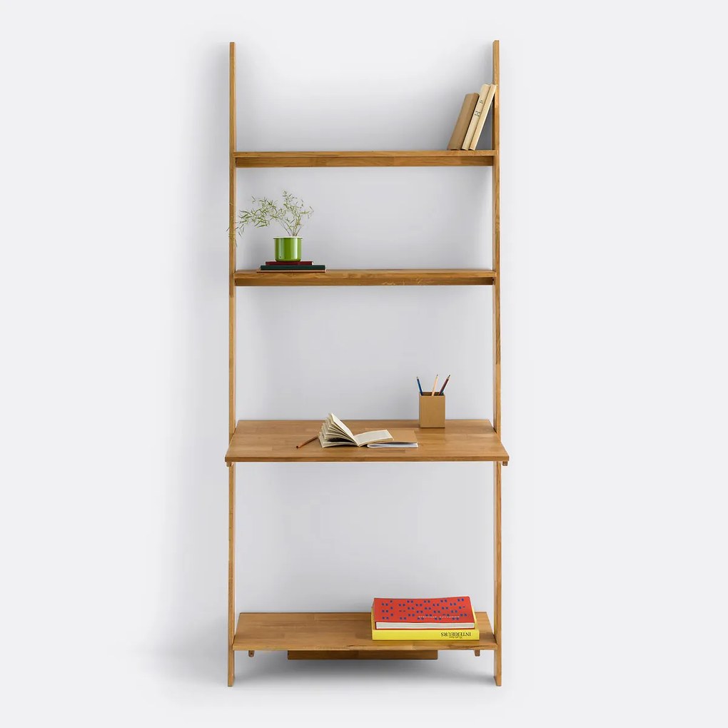 Wandrek/bureau in eik, Domeno