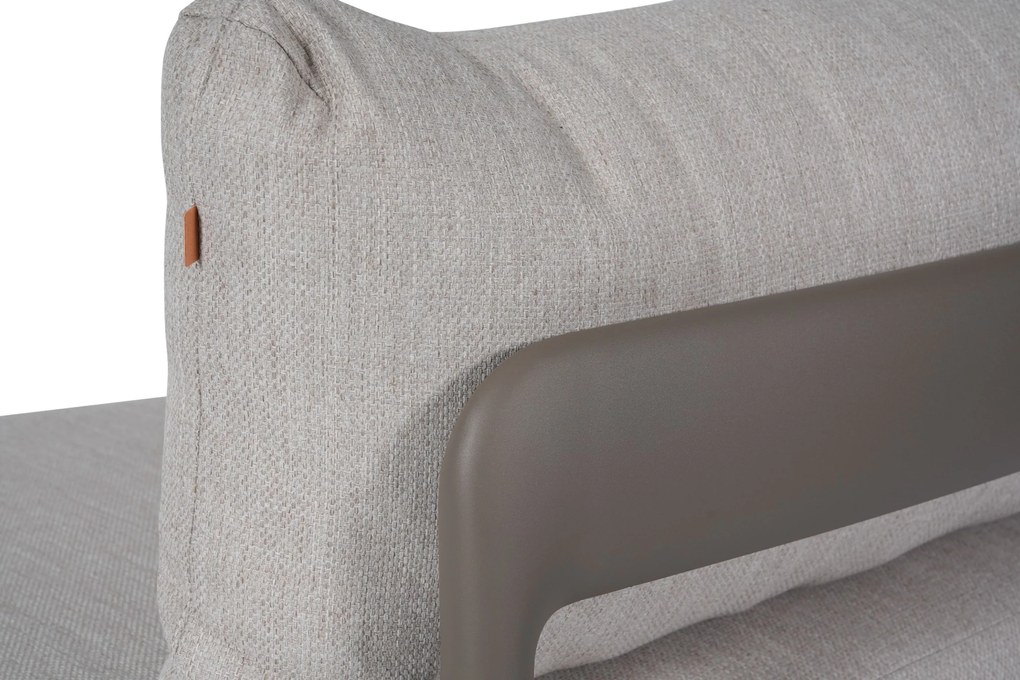 Hoek loungeset 4 personen Aluminium Taupe  Santika Furniture Santika