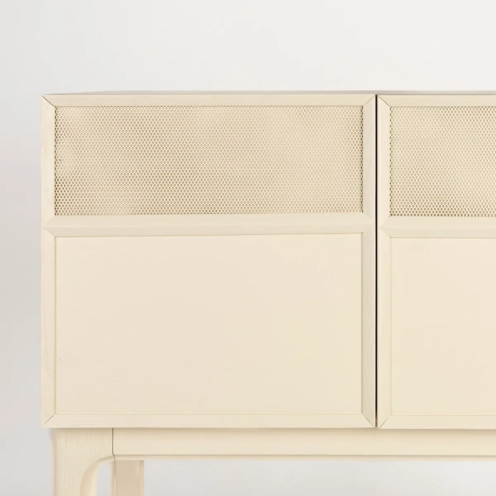 Zuiver June Beige Design Kast Op Hoge Poten - 80x45x100cm.