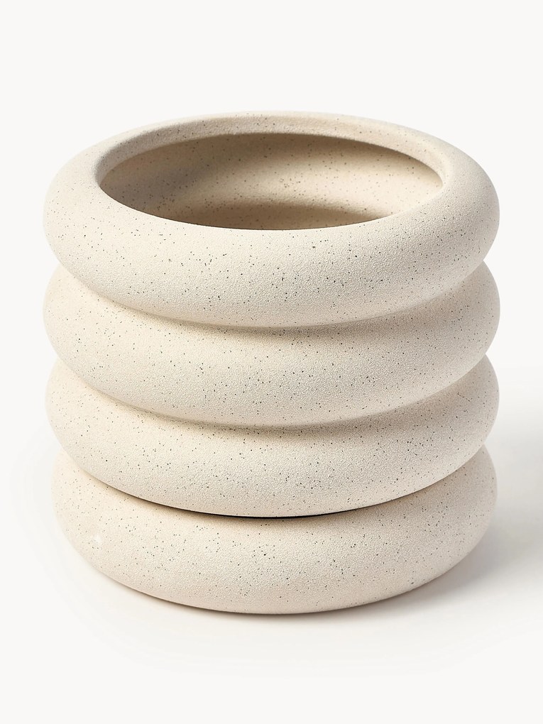 Bloempot Rudi met schotel, H 16 cm