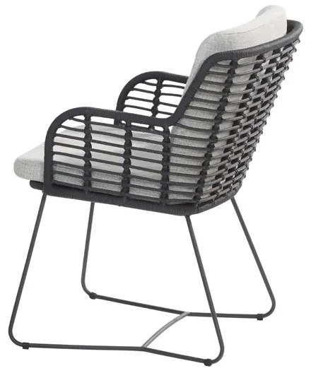 4 Seasons Outdoor Fabrice tuinset met Minerva tafel teak blad 220 cm SALE Tuinset houtkleur weerbestendig