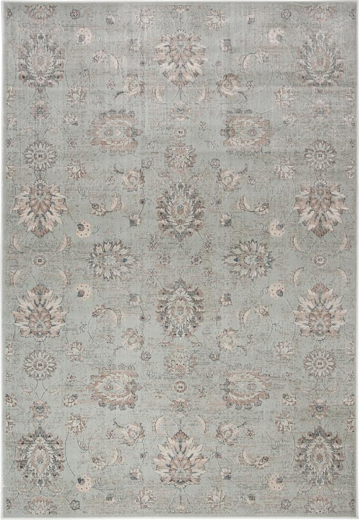Safavieh | Vintage vloerkleed Brienne 100 x 140 cm lichtblauw, grijs vloerkleden viscose vloerkleden & woontextiel vloerkleden