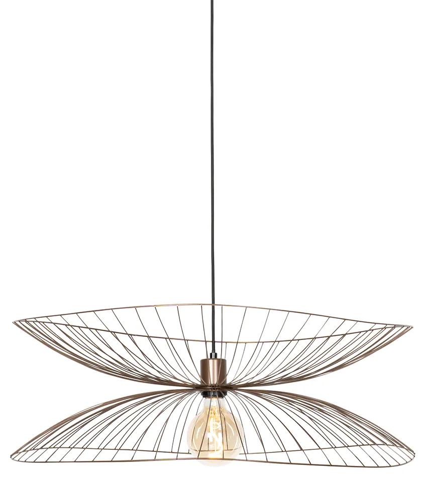 Design hanglamp brons 66 cm - Pua Design E27 rond Binnenverlichting Lamp