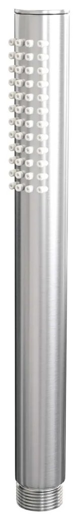 Brauer Brushed Edition thermostatische inbouw regendouche met staafhanddouche, rechte muurarm, glijstang en hoofddouche 20cm set 61 RVS geborsteld PVD