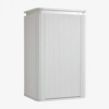 Wandkast Voor Badkamer Van Hout Carsone Wit - Sklum