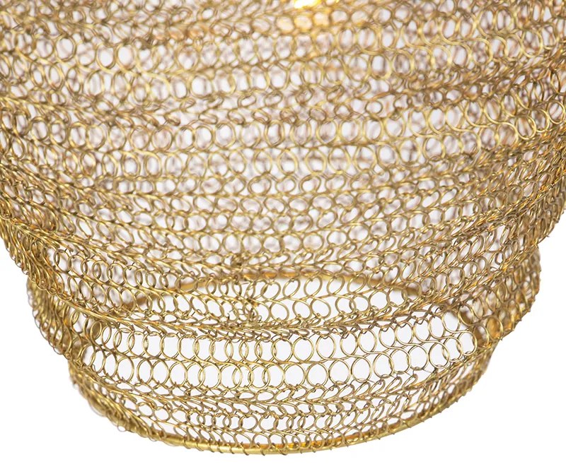 Oosterse hanglamp goud 30 cm - Nidum