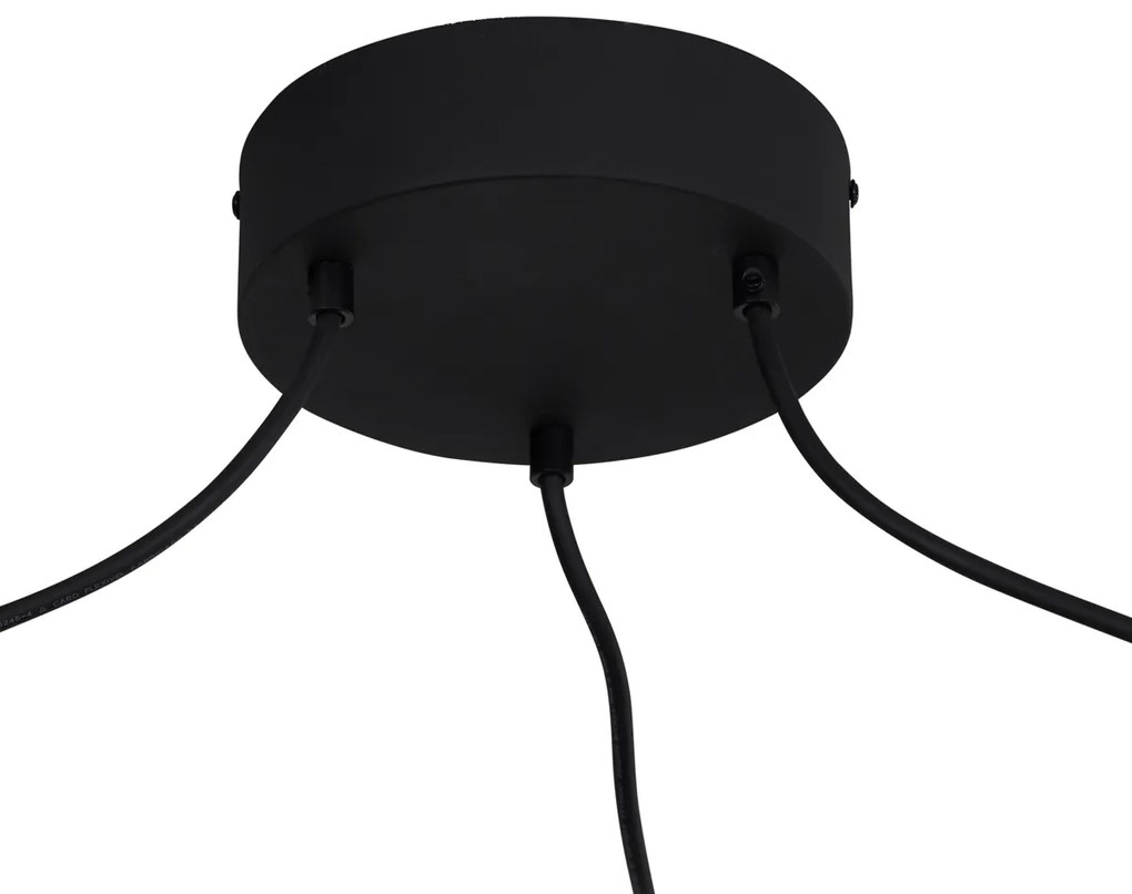 Buiten hanglamp zwart 3-lichts IP54 - Cava Modern Minimalistisch E27 IP54 Buitenverlichting