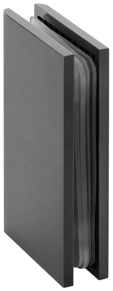 Brauer JC profielloze douchecabine 120x80cm gunmetal geborsteld