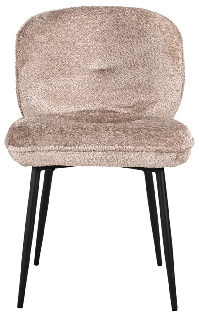 Richmond Interiors Kiki Luxe Eetkamerstoelen Teddy Naturel (set Van 2)