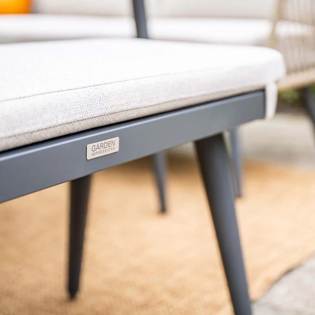 Garden Impressions Kalibo lounge dining set 6-delig R - desert sand