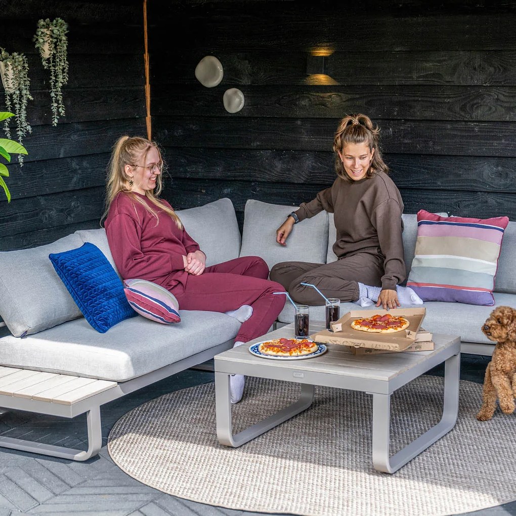 Garden Impressions Diego loungeset 5-delig - taupe - valley sand