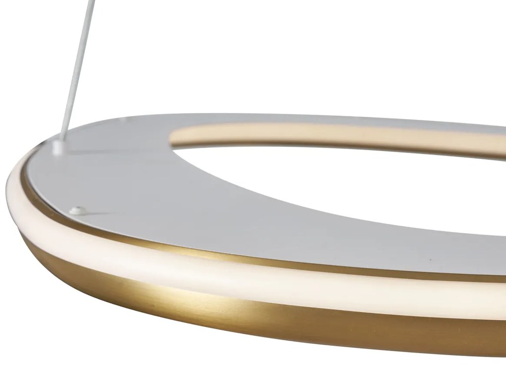 LED Design hanglamp goud 3-staps dimbaar - Organico Design Binnenverlichting Lamp