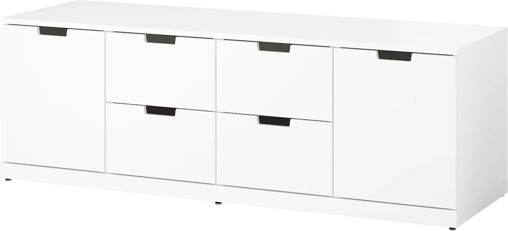 IKEA NORDLI Ladekast met 6 lades 160x54 cm Wit Wit - lKEA