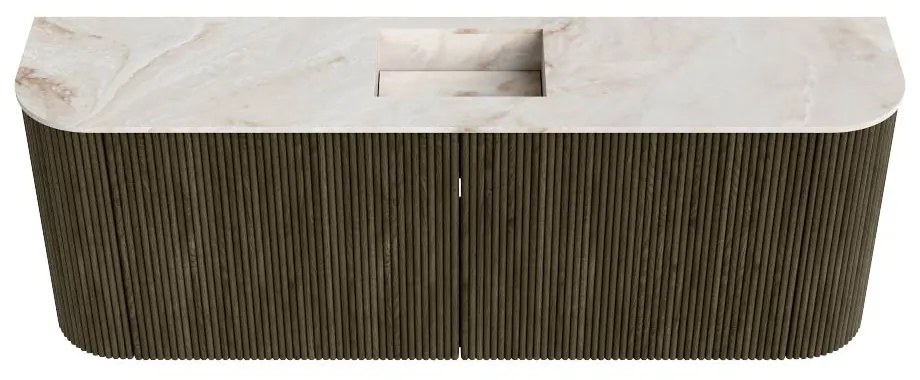 Mondiaz Joya DLux 115cm toiletmeubel ronding links/rechts shadow met wastafel faye midden zonder kraangat frappe