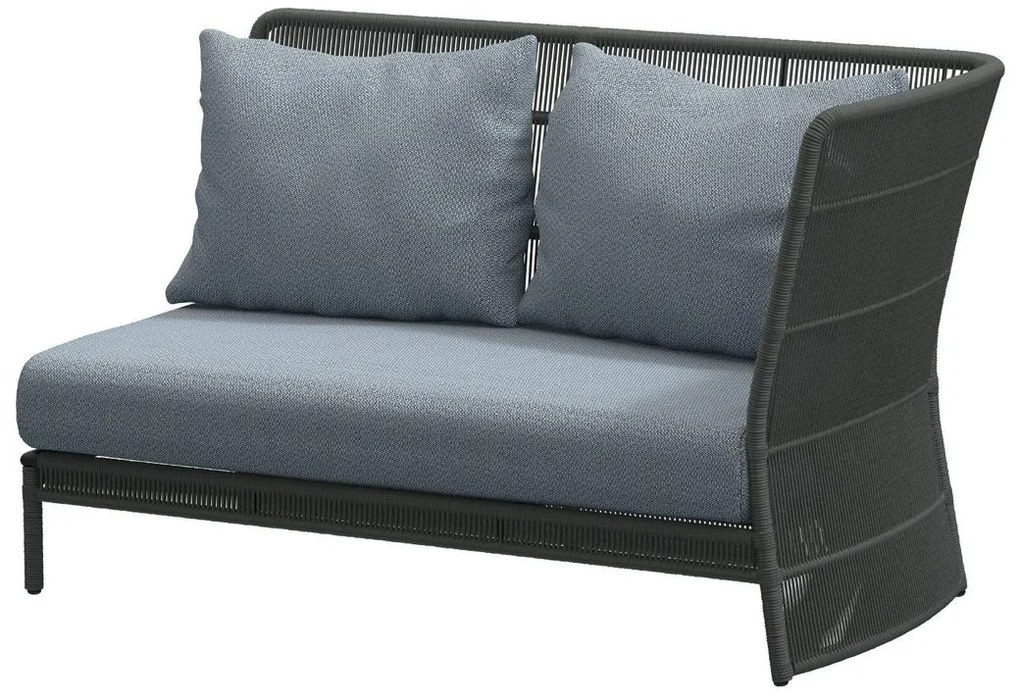 4 Seasons Outdoor Oriënt hoekbank met Sumatra tafels - SALE Loungeset houtkleur weerbestendig