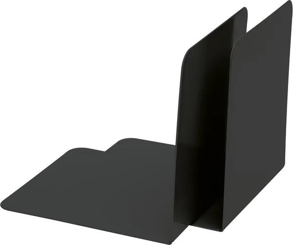 Boekensteun 85x140x140mm metaal set a 2 stuks zwart