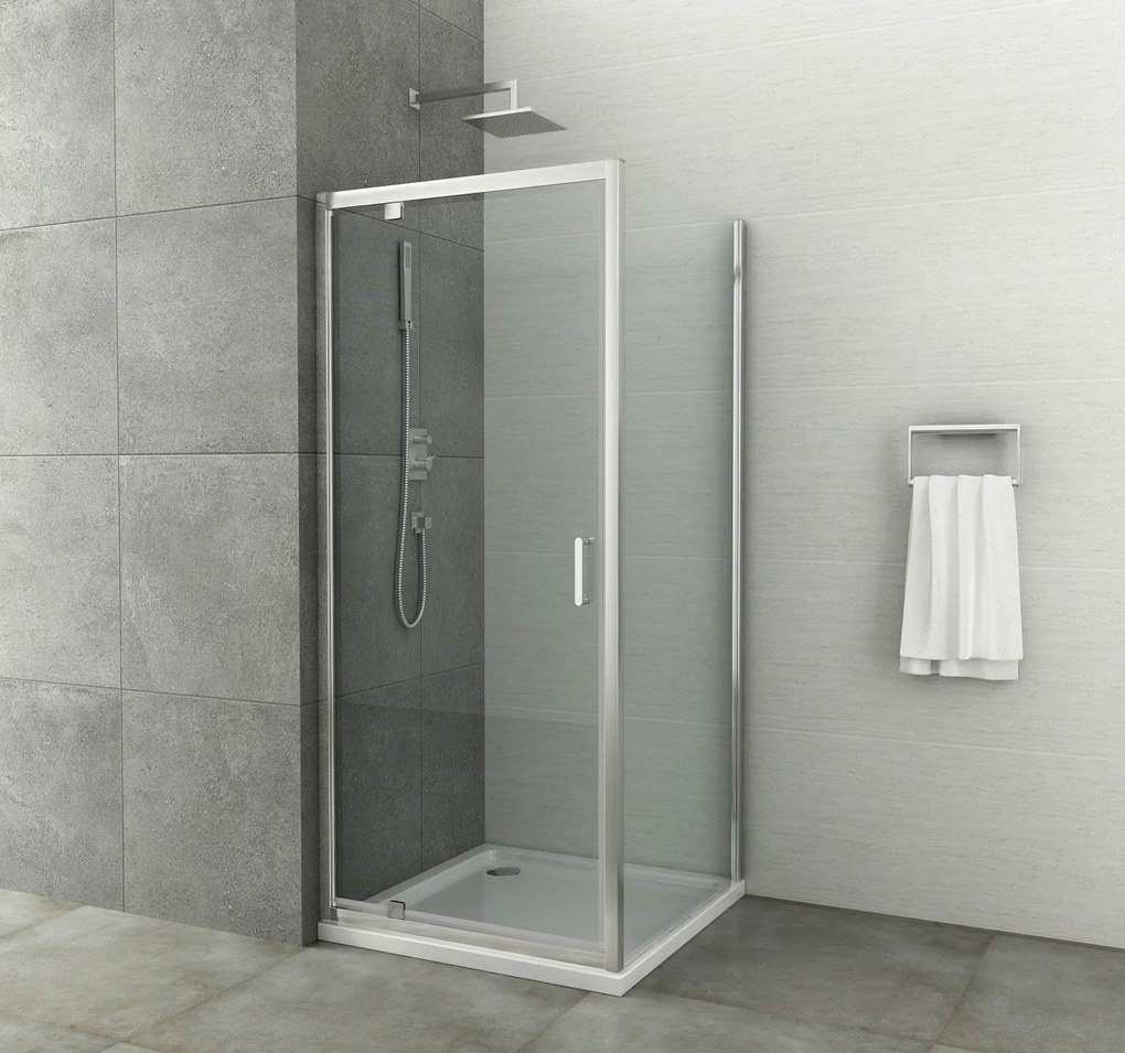 Badstuber Elite douchecabine 80x80 met draaideur anti-kalk