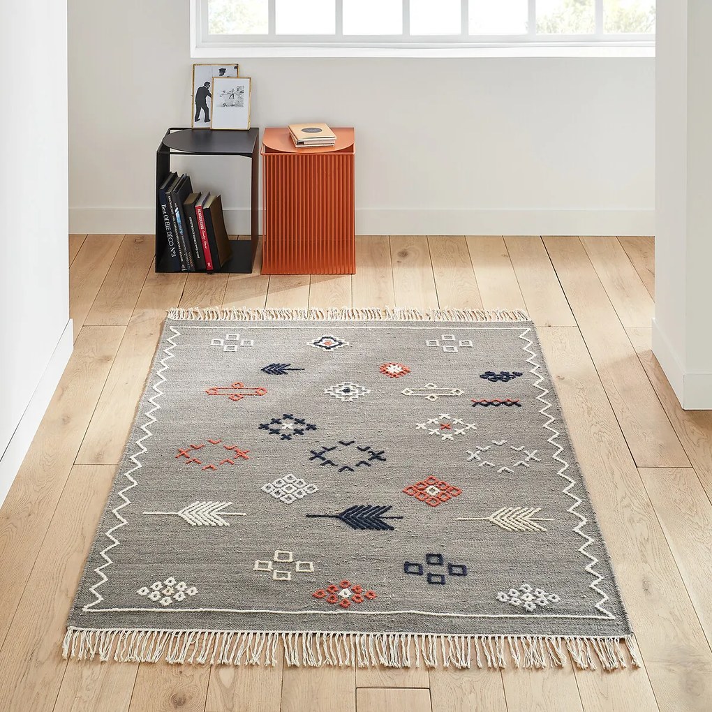 Kilim vloerkleed in bereber stijl, Nawa