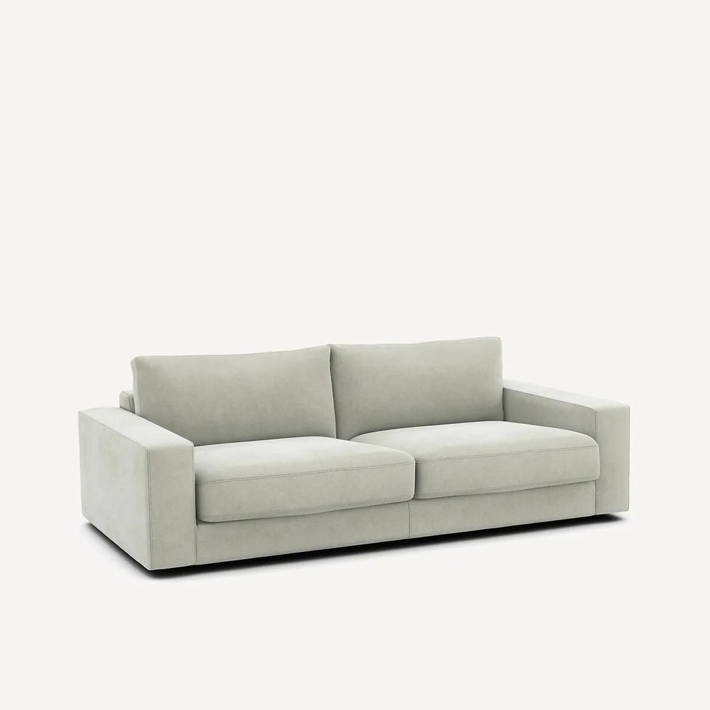 Slaapbank in stonewashed fluweel, SKANDER