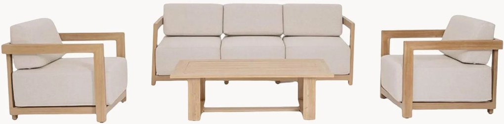 Tuin loungeset Theseus, 4-delig
