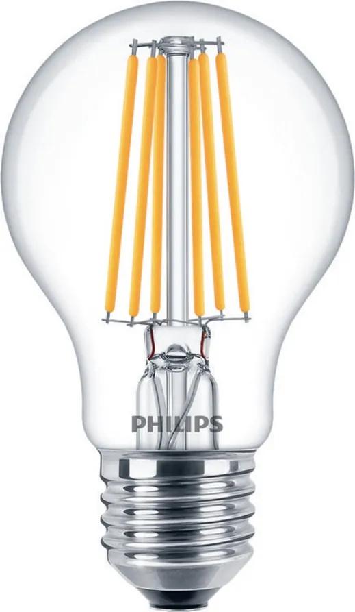 Philips Classic LEDbulb E27 A60 8W 840 Helder | Vervangt 75W