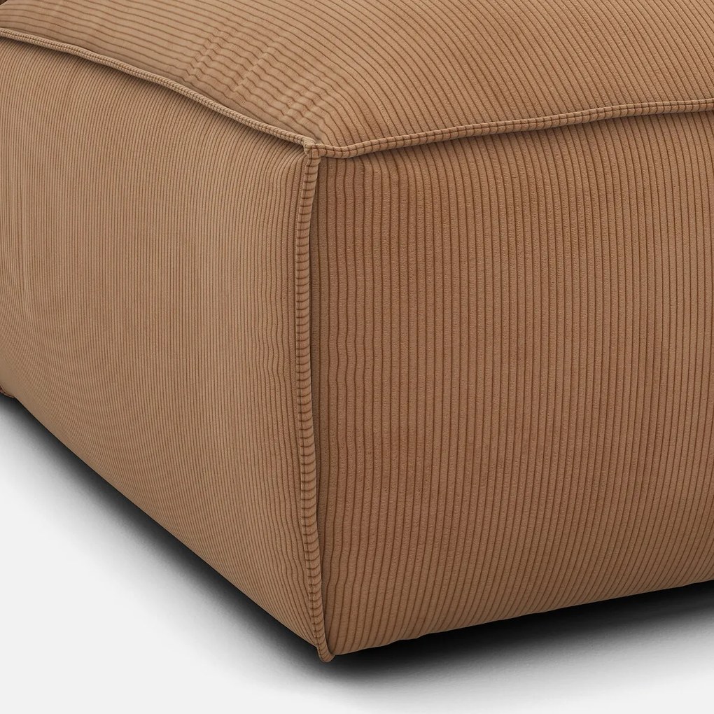 Loungebank, rechts, ribfluweel, Seven