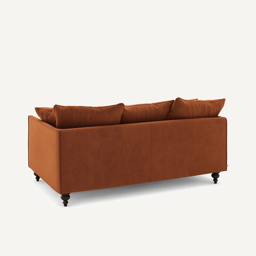 3-zits compacte fluwelen zetel, Lazare