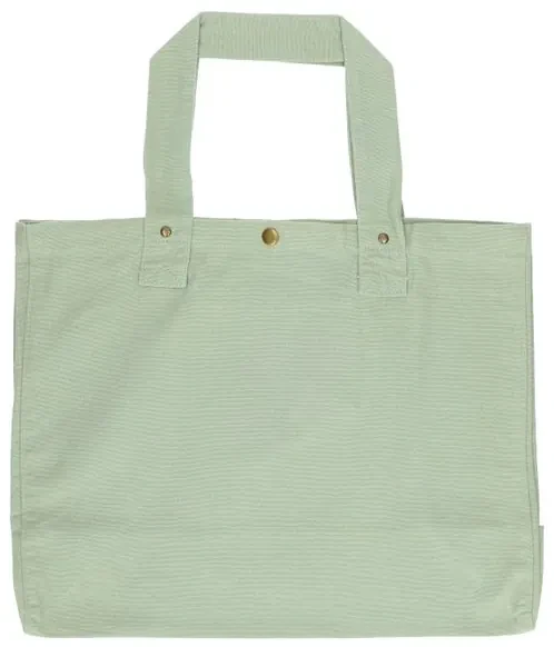 Shopper, bio-katoen, groen, 46 x 34 x 18 cm