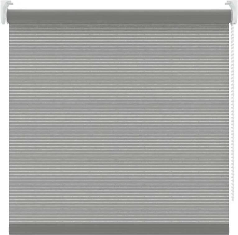 Rolgordijn lichtdoorlatend dessin - grijs - 90x190 cm - Leen Bakker