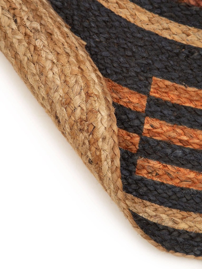 Vloerkleed Sahara jute rond | Benuta