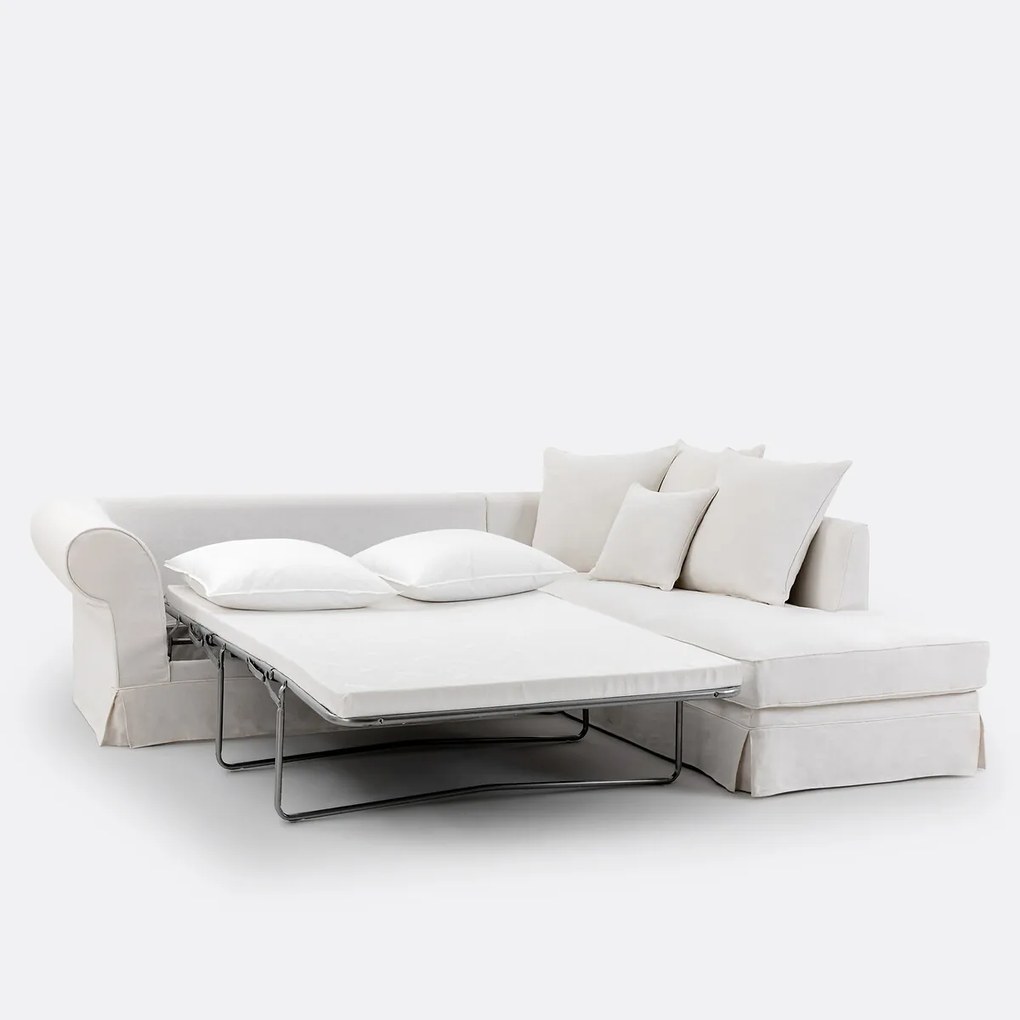 Hoekslaapbank Comfort Bultex® linnen, Adelia
