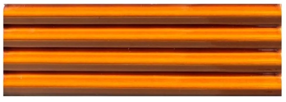 Terre d'Azur Colina met ribbel 10x30cm oranje glans
