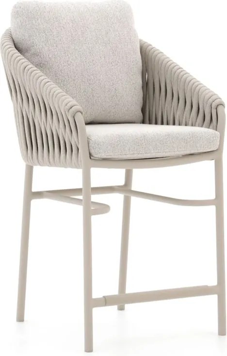 Barkruk tuin | SUNS Nappa | Rope (touw) | Taupe | Tuinstoel | Stapelbaar | Kees Smit Tuinmeubelen