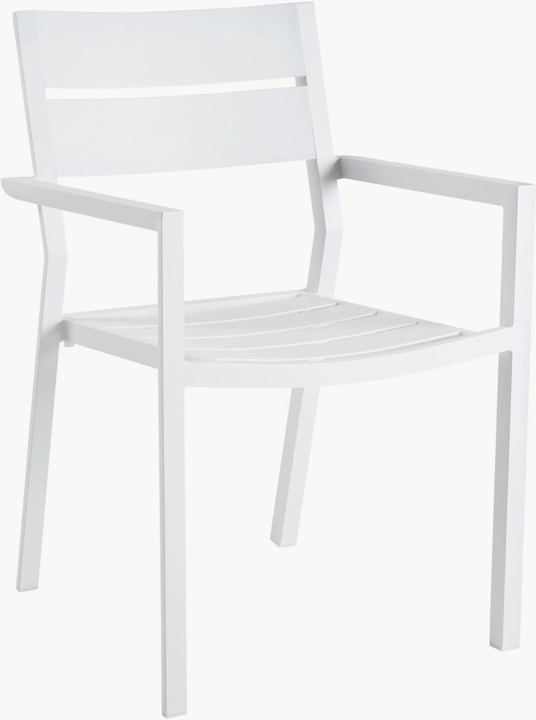 Tuin eetkamerstoelen Delia met armleuningen, 2-delig