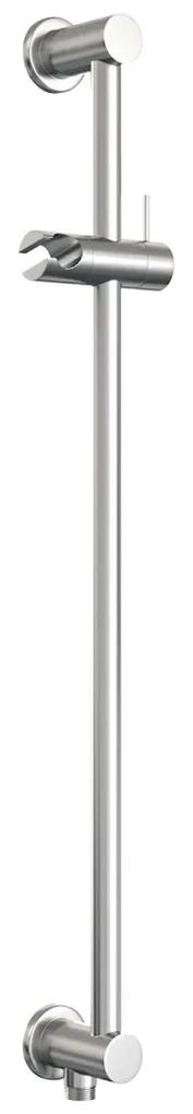 Brauer Brushed Edition thermostatische inbouw regendouche met staafhanddouche, plafondarm, glijstang en hoofddouche 20cm set 65 RVS geborsteld PVD