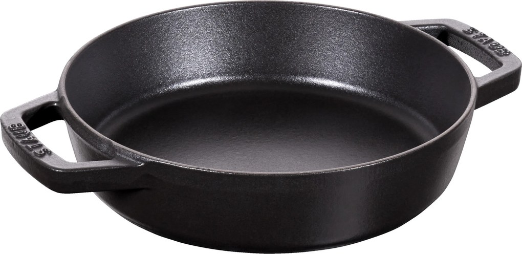 Staub Pans Koekenpan met 2 handgrepen 20 cm, Zwart - Pans - Staub