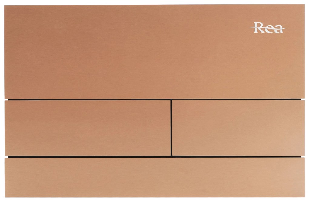 Drukknop voor WC-muurinstallatie K011A-Q Rea T Brush Copper/Brushed Rose Gold