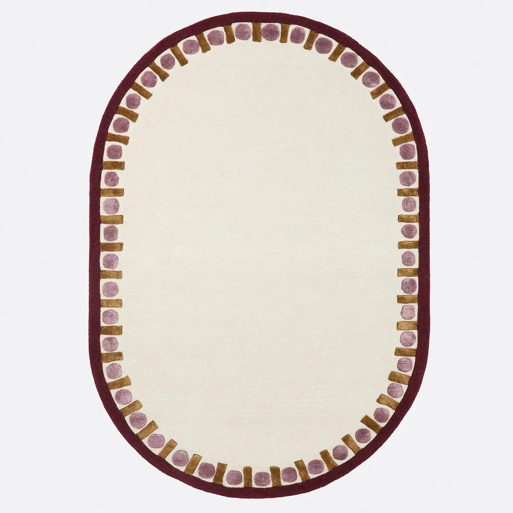 Ovaal vloerkleed, 87% wol, VLADA