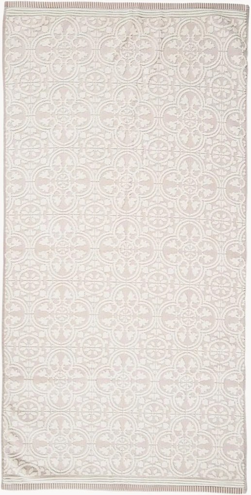 Katoenen terry douchehanddoek Tile de Pip