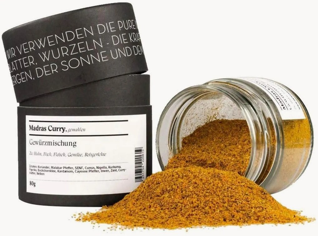Gemalen Madras-curry
