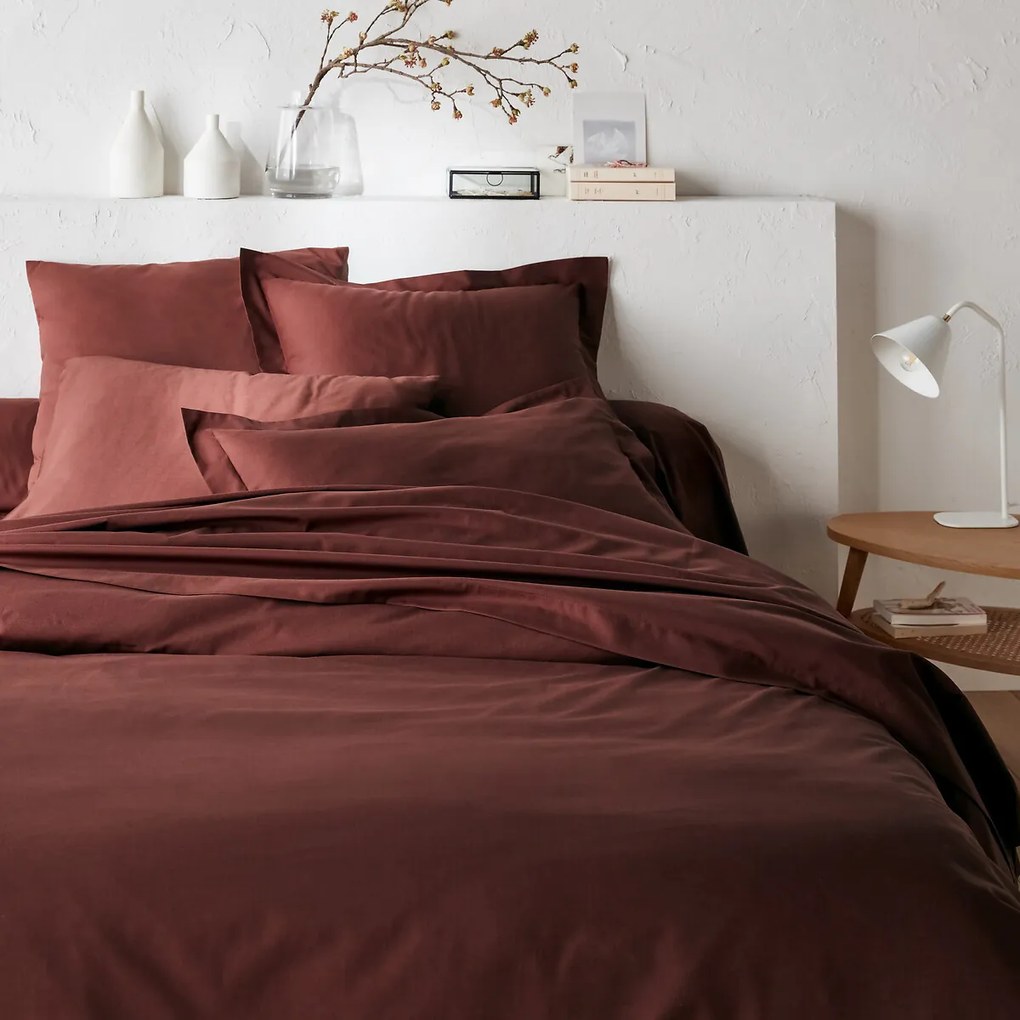 Effen hoeslaken in tergal, omslag 32 cm, Scenario