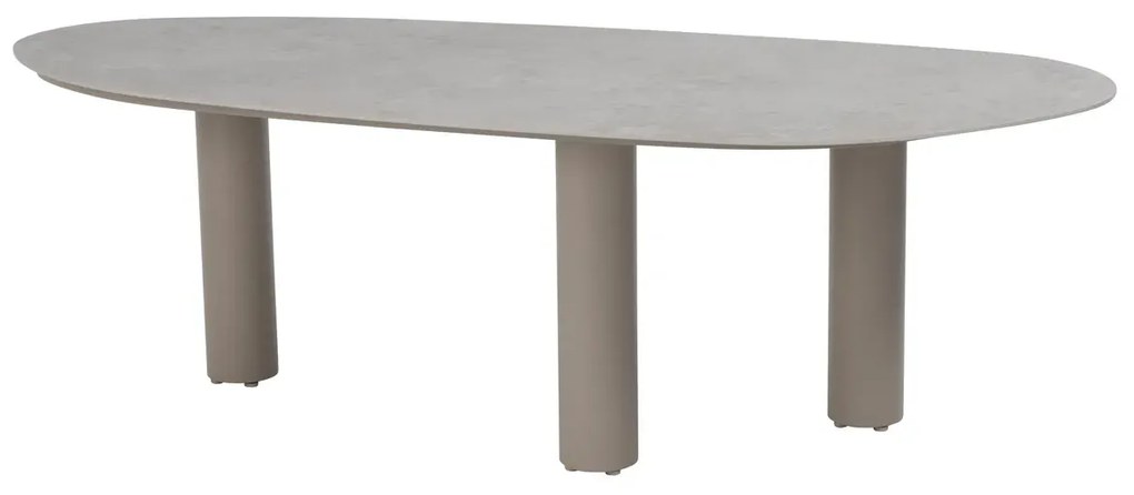 4 Seasons Outdoor Puccini tuinset latte met Estate tafel met keramisch blad 240 cm SALE beige weerbestendig