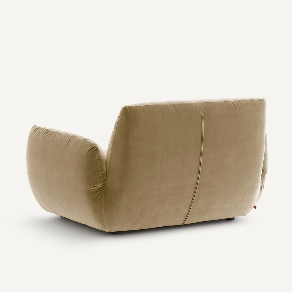 Fauteuil in fluweel, Spogano