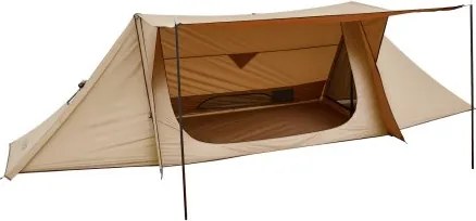 VEVOR Kampeertent, lichtgewicht bushcrafttent met kachelaansluiting en 2 tarpstokken, wintertenten, draagbare 4-seizoenententen voor 2 personen voor wandelen, vissen, jagen en backpacken