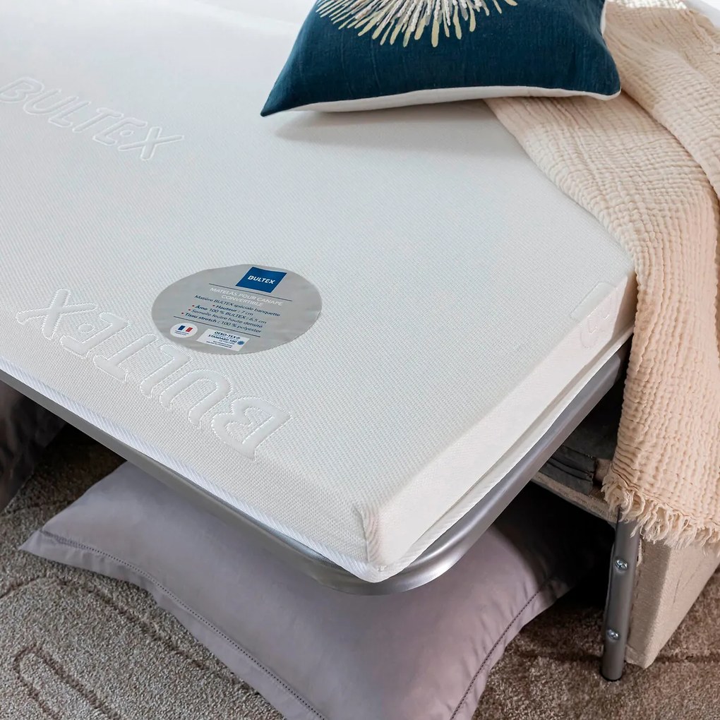 Matras 100% bultex, speciaal verstelbare banken